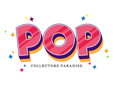 POP Logo branding design graphic design illustration logo typography