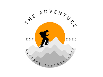 Adventure logo - day 8 branding design graphic design illustration logo typography