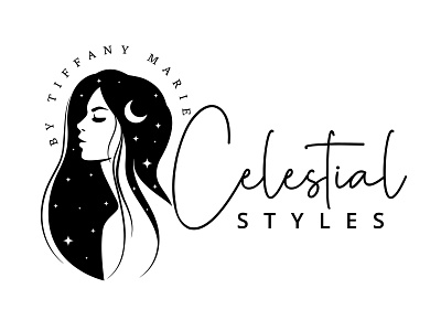Celestial styles logo design branding design graphic design illustration logo typography vector