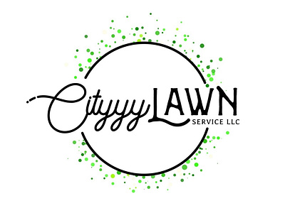 Cityyy lawn service logo design