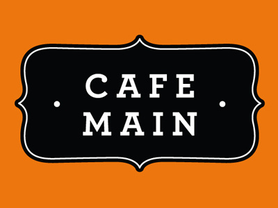 Cafe Main archer coffee illustration local vector