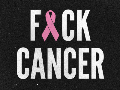F-ck Cancer cancer hate illustration personal