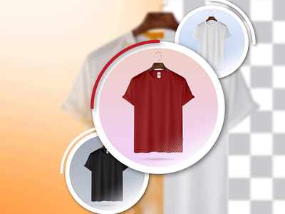 Stylish Hanger Tshirt Mockup graphic design hanger tshirt mockup premium tshirt psd mockup short sleeve smart object tshirt mockup