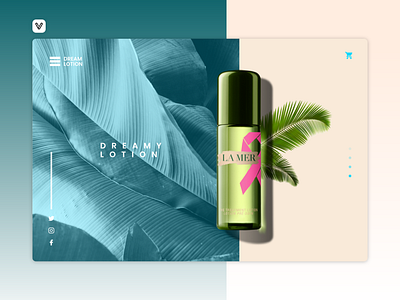 Dreamy Lotion 💤 branding design illustration ui ux web web design