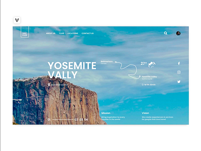 Yosemite ⛰️ app app ui app ux branding design icon illustration ui ux web web design webdesign website website concept website design