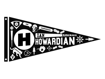 Ian Howardian baseball music pennant