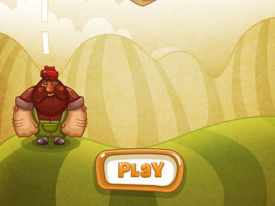 Lumberjack. Mobile game. character game game art hello dribbble illustration lumberjack mobile game ui ux vector