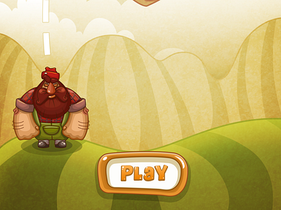 Lumberjack. Mobile game.