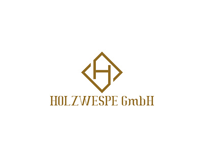 Holzwespe GmbH Logo Design board logo germany logo modern logo woodlogo