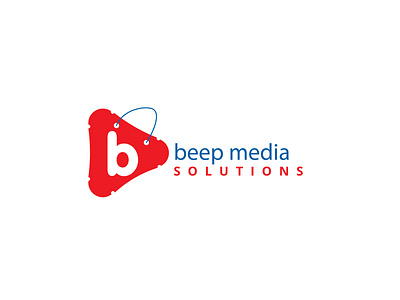 Beep Media Solutions logo design