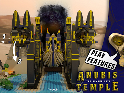 Anubis temple and the beyond gate • My Lego Ideas entry