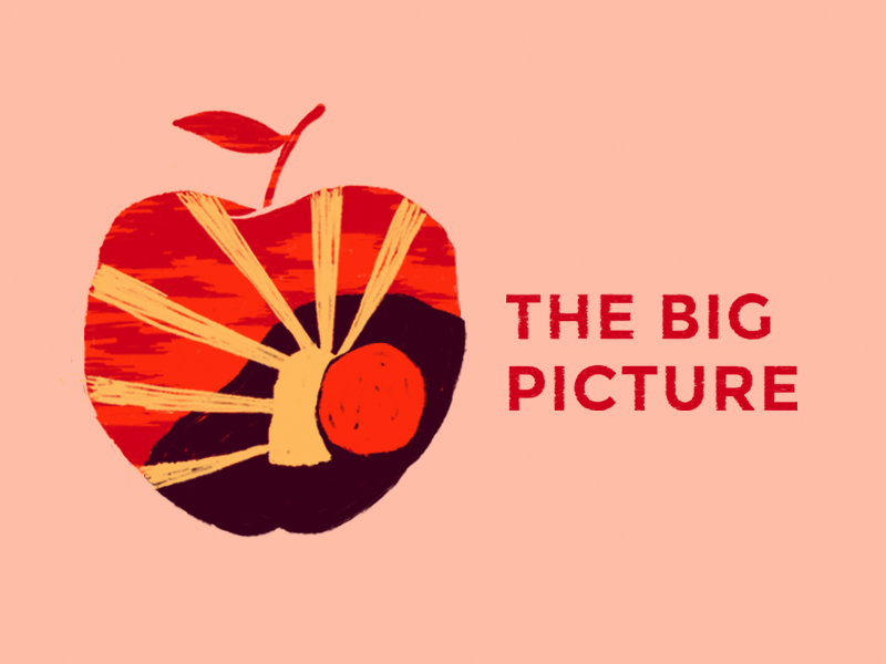 The Big Picture apple easter fruit illustration jesus salvation resurrection sin tomb