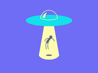 Abduction abduction aliens beam illustration illustrator the truth is out there ufo vector