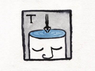 2. Tranquil brush icon illustration ink inktober inktober2018 tranquil