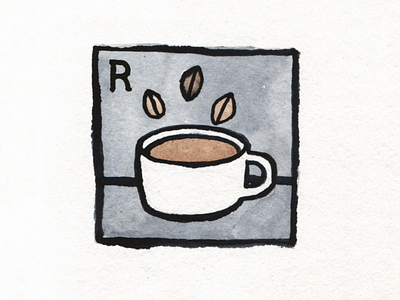 3. Roasted austin coffee design illustration inktober inktober2018 roasted
