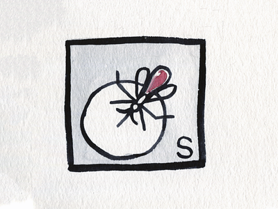 17. Swollen austin blood brush conceptual design icon illustration inktober inktober2018 mosquito swollen
