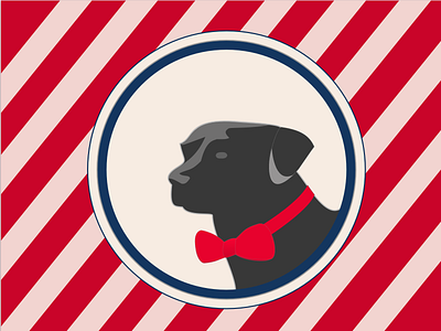 Man's Best Friend dog freehand icon illustration logo sketch