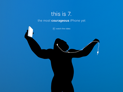 I miss the old Apple silhouette ads. apple design hero parody poster