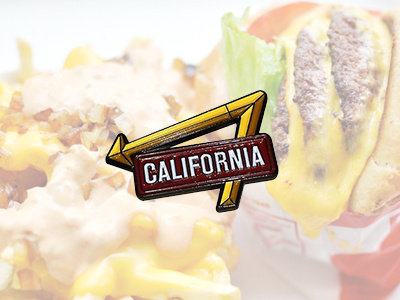California Enamel Pin burger california enamel enamel pin lapel personal pin