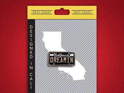 California Dreamin' Enamel Pin