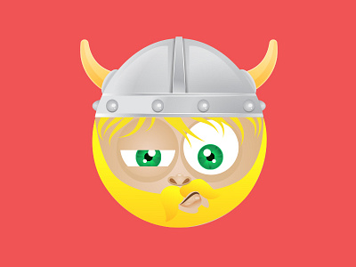 Viking Face avatar character illustration soldier toy viking