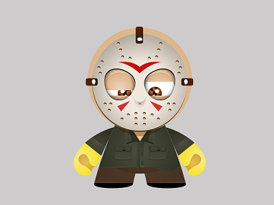 Horror movies from the 80s - Jason Voorhees 13 80s friday horror illustration jason movies terror voorhees