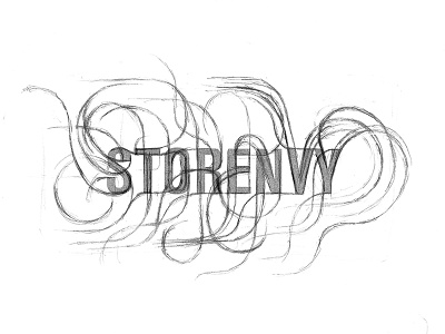 Storenvy Sketch logo rough sketch