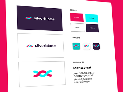 Silverblade - Visual Brand Identity app brand identity design branding flat identity design logo minimal vector