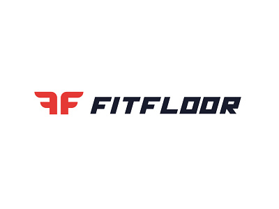 FitFloor Logo Concept branding clean concept design flat logo minimal vector
