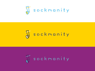 Sockmanity Logomark barnding insanity logo logomark sock socks for humanity