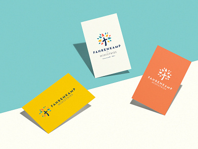 Branding for Fahrenkamp Ministries brand guide branding business card color palette logo ministry