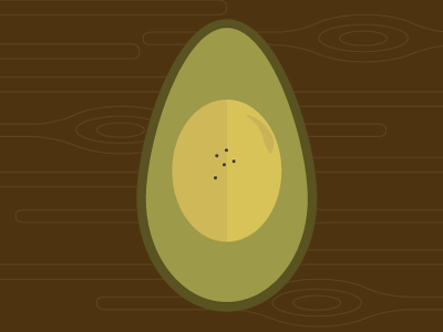 Avocado Bake avocado breakfast illustration