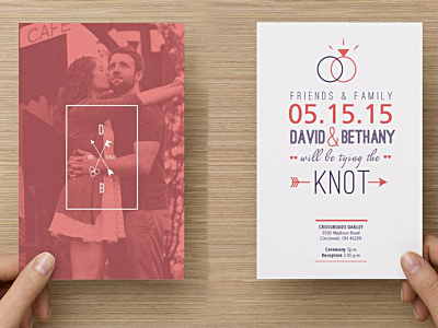 Wedding Invites cincinnati clean invites layout print simple stationary typography wedding