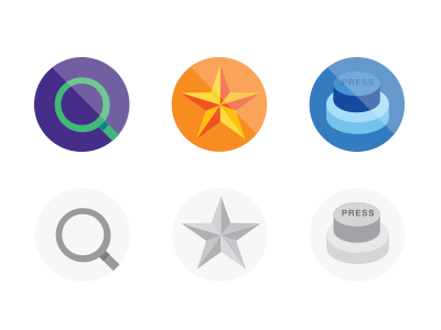 Search, Icon, Button badges button icon search