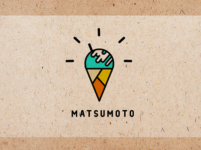 Matsumoto's Shaved Ice hawaii ice cream illustration line art matsumoto shaved ice snow cone sweet treat