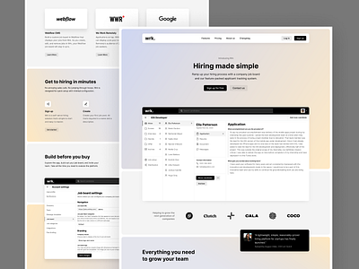 Wrk - Marketing Site v3 by Corey Daniels on Dribbble