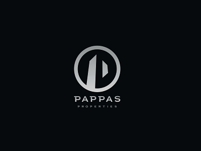 Pappas Properties branding design icon logo nc type typography vector