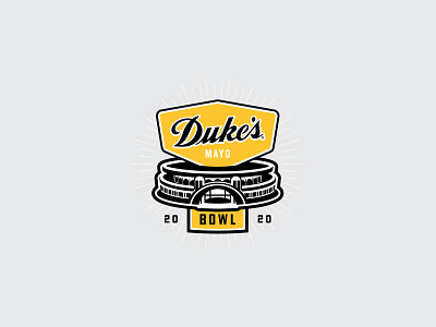 Dukes Mayo Bowl Logo - explore bowl branding charlotte charlotte nc design dukes illustration jon cain logo logo explore mayo nc north carolina vector