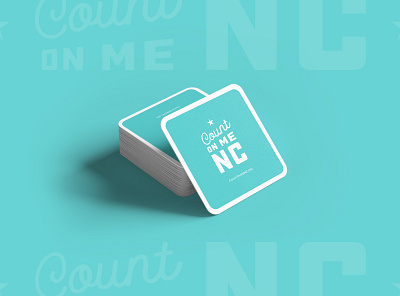 Count on Me NC - Tchothckes branding design illustration logo nc north carolina type typography vector