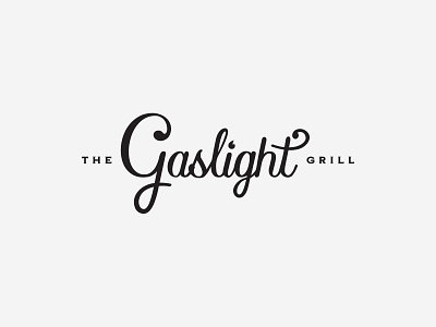 Gaslight Grill - Exploration v1 branding design logo logo exploration nc north carolina type typography vector