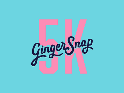 GingerSnap 5k - Logo exploration branding design illustration logo type typography vector waxhaw