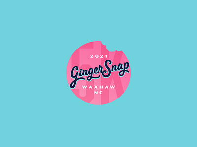 GingerSnap 5k - Medal design branding design illustration logo type typography vector
