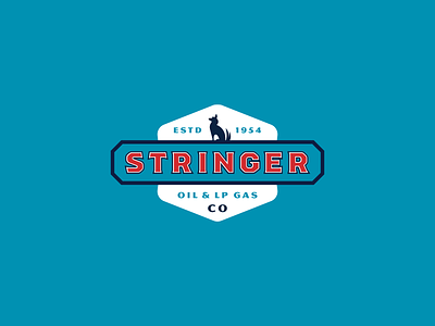 Stringer Oil Co branding design illustration logo type typography vector