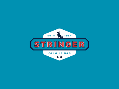 Stringer Oil Co branding design illustration logo type typography vector
