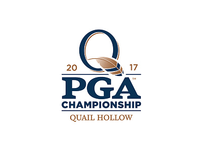 Quail Hollow - PGA Championship design logo q quail