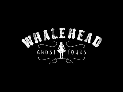 Whalehead branding design illustration logo nc type typography vector
