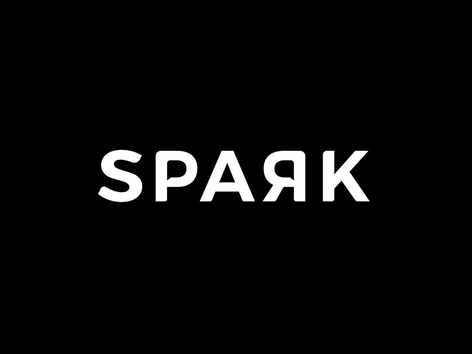 Spark word mark by Jon Cain on Dribbble