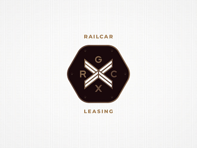 RGCX logo exploration badge branding design icon logo road type typography vector