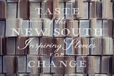 Concepts for Taste of the New South event branding design image layout painted texture type