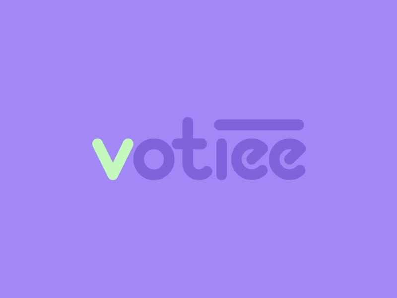 Votiee App Logo animation app applogo design logo logo animation logotype motion vote